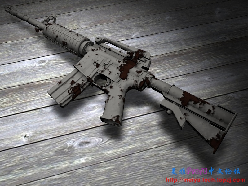 M4枪渲染_永不言弃.jpg