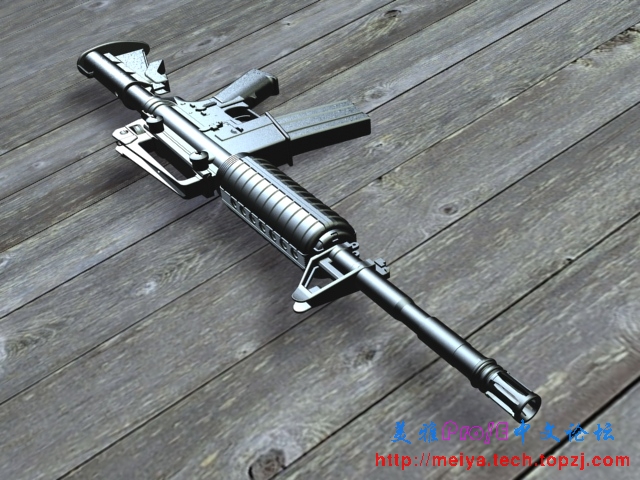 M4枪渲染_闲人.jpg